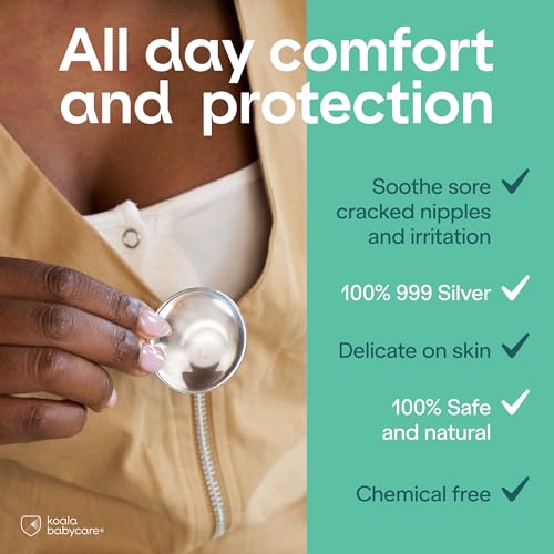 Silver Nursing Cups For Breastfeeding Care