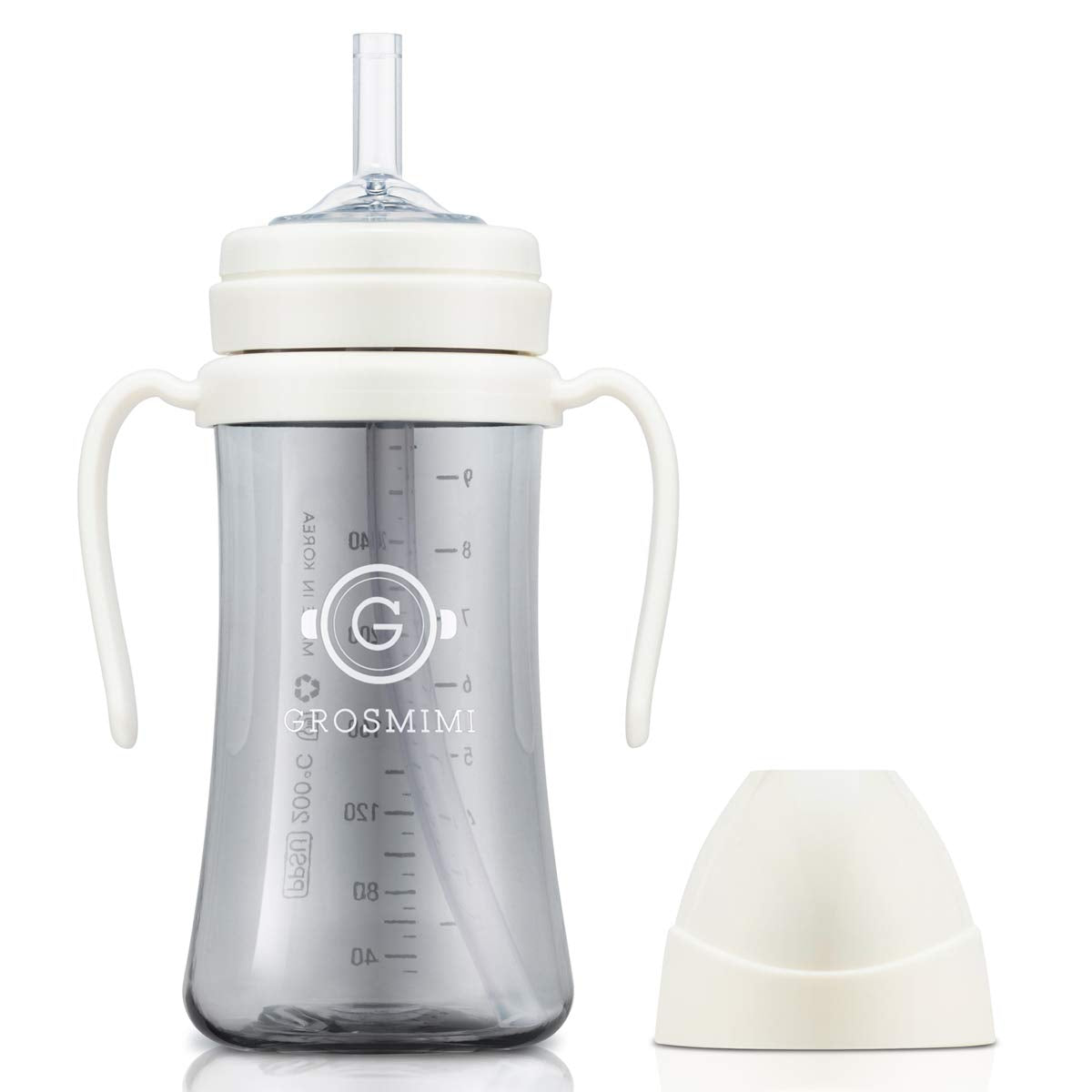 Spill Proof Sippy Cup With Straw & Handle