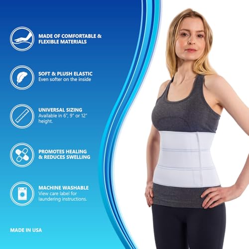 Abdominal Binder Lower Waist Support Compression Wrap