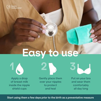 Silver Nursing Cups For Breastfeeding Care