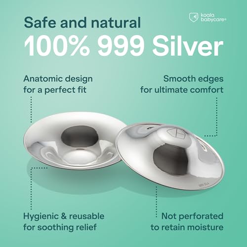 Silver Nursing Cups For Breastfeeding Care