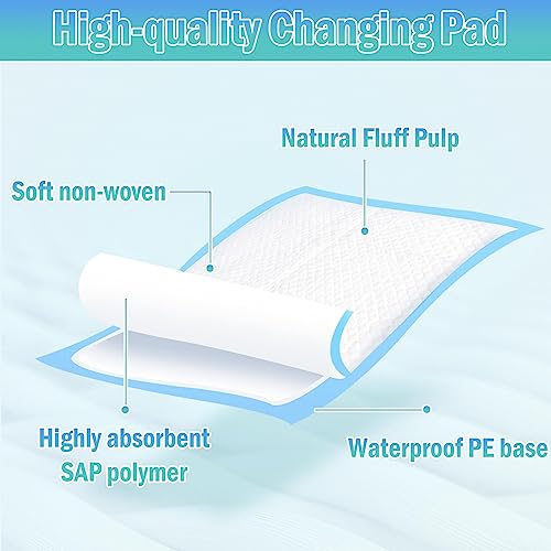 Disposable Baby Changing Pads Waterproof 100 Pack