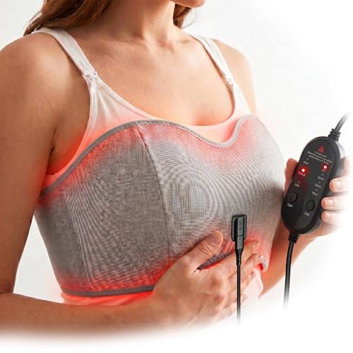 Red Light Lactation Massager With Heat & Vibration