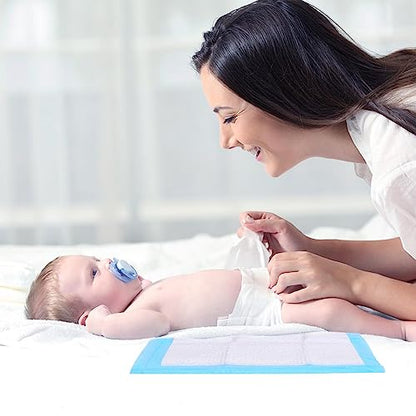 Disposable Baby Changing Pads Waterproof 100 Pack