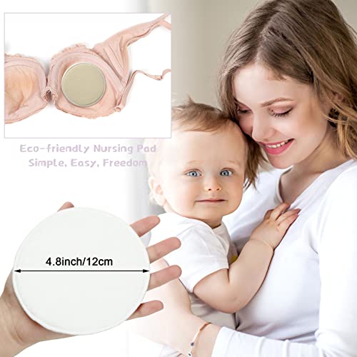 Reusable Bamboo Nursing Pads With Storage Bag