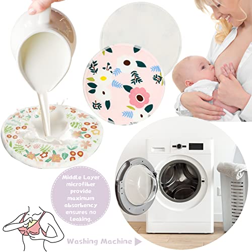 Reusable Bamboo Nursing Pads With Storage Bag
