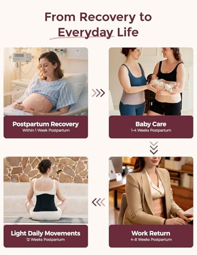 Postpartum C Section Belly Band Back Support Wrap