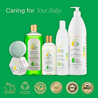 Baby Hair & Body Foaming Gel With Coconut Oil
