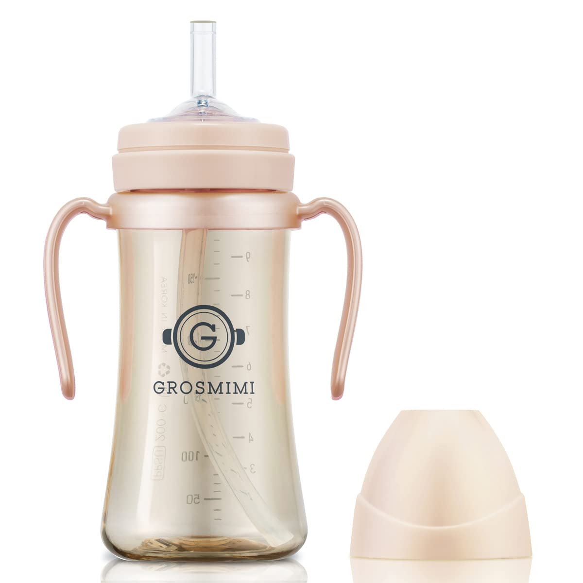 Spill Proof Sippy Cup With Straw & Handle