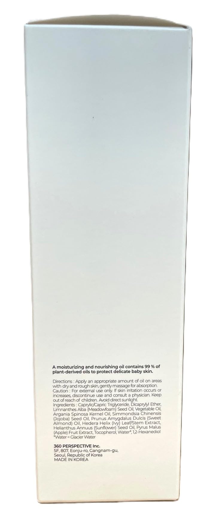 Plant-Based Baby Oil Deep Hydration Formula