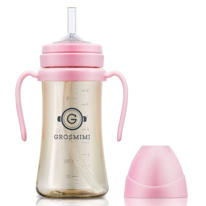 Spill Proof Sippy Cup With Straw & Handle