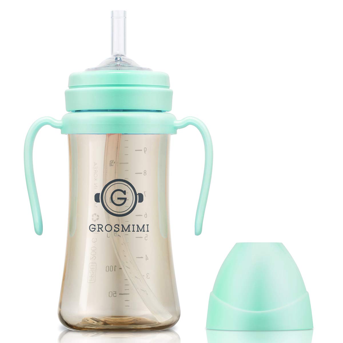 Spill Proof Sippy Cup With Straw & Handle