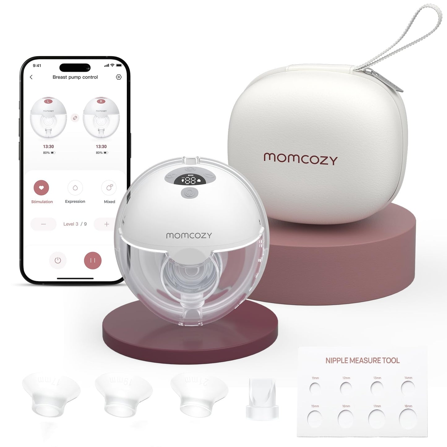 Hands-Free Smart Breast Pump With App Control
