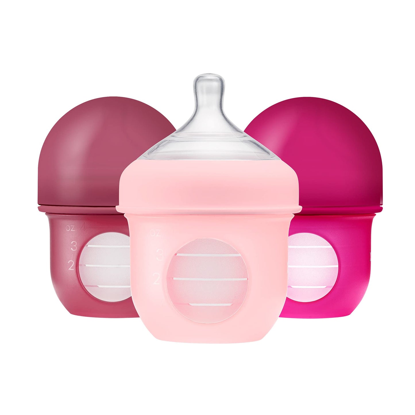 Boon Nursh Reusable Silicone Pouch Baby Bottles