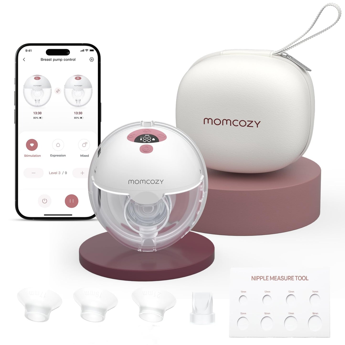 Hands-Free Smart Breast Pump With App Control