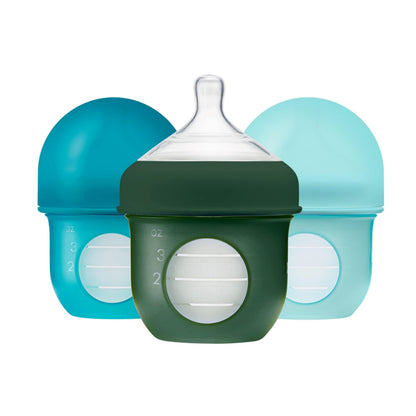 Boon Nursh Reusable Silicone Pouch Baby Bottles
