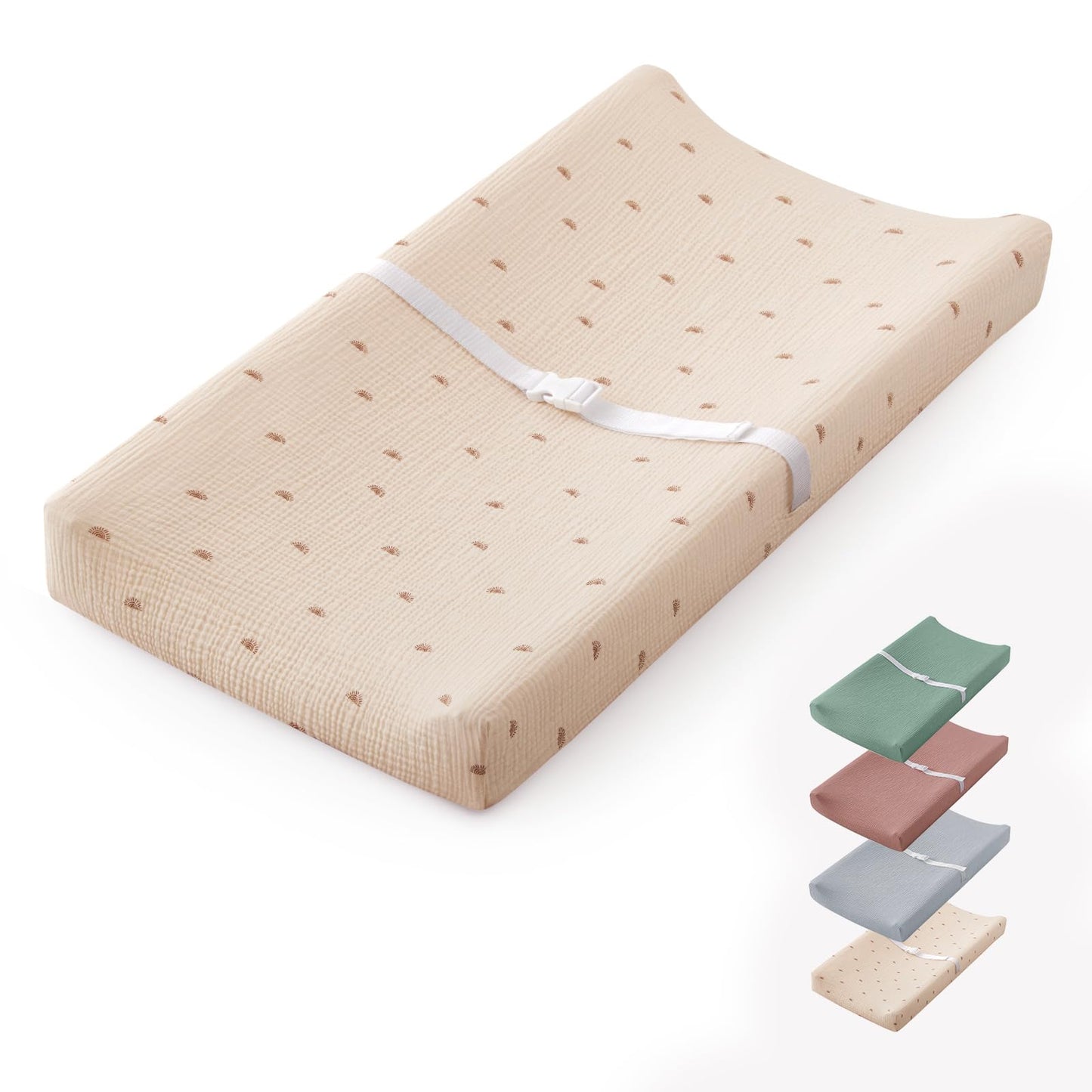 Muslin Baby Changing Pad Waterproof Foam Liner