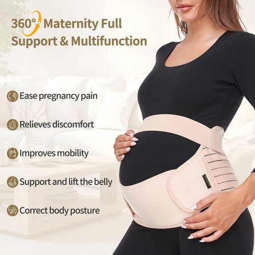 3 in 1 Maternity Support Belt Pregnancy Belly Band