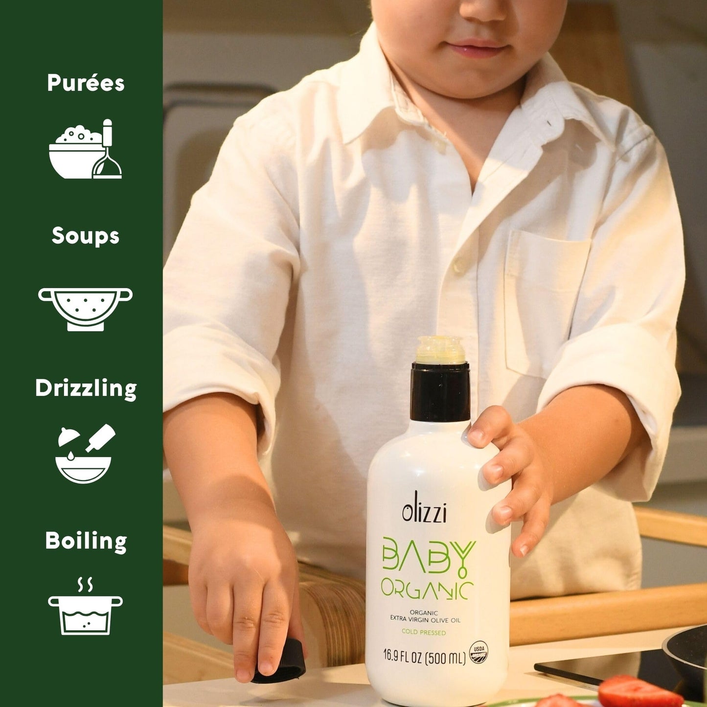 Organic Baby Olive Oil Cold Pressed 16.9oz