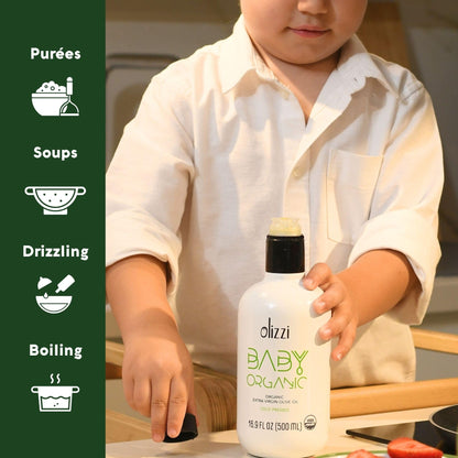 Organic Baby Olive Oil Cold Pressed 16.9oz
