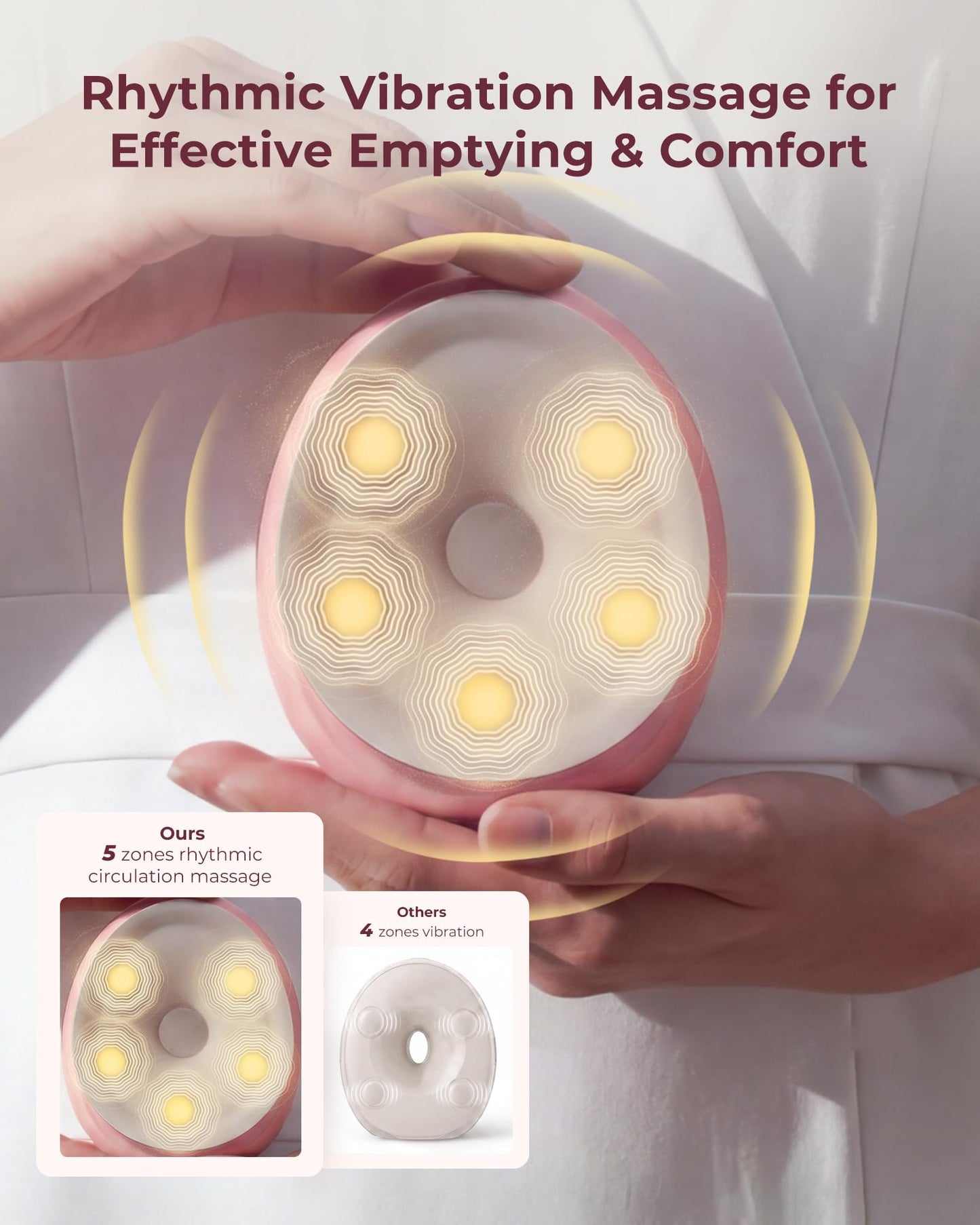 Hands-Free Smart Breast Pump With App Control