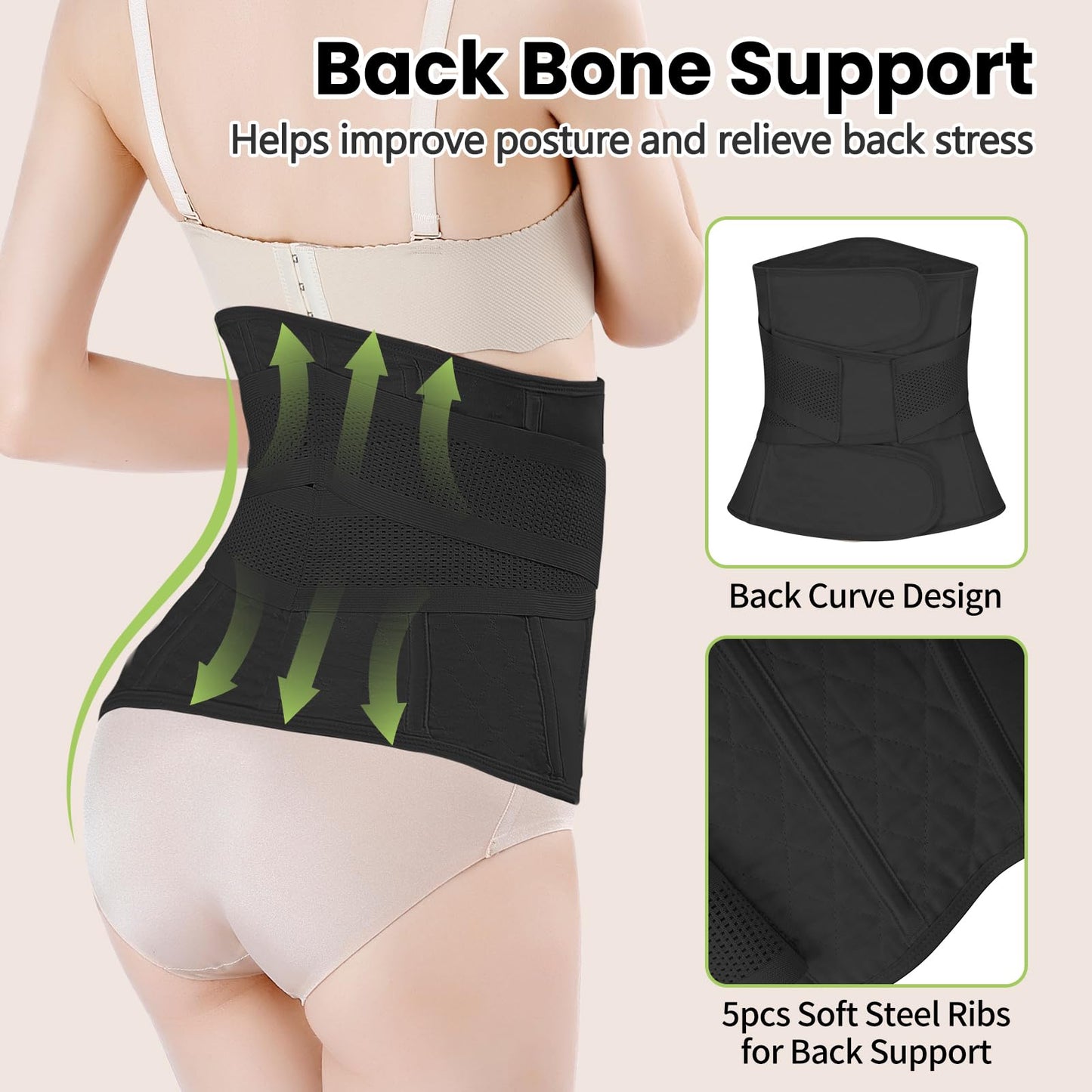 Postpartum C Section Recovery Belly Support Wrap