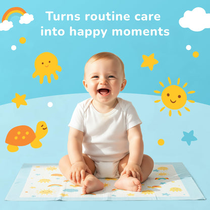 Disposable Baby Changing Pads Waterproof 50 Pack