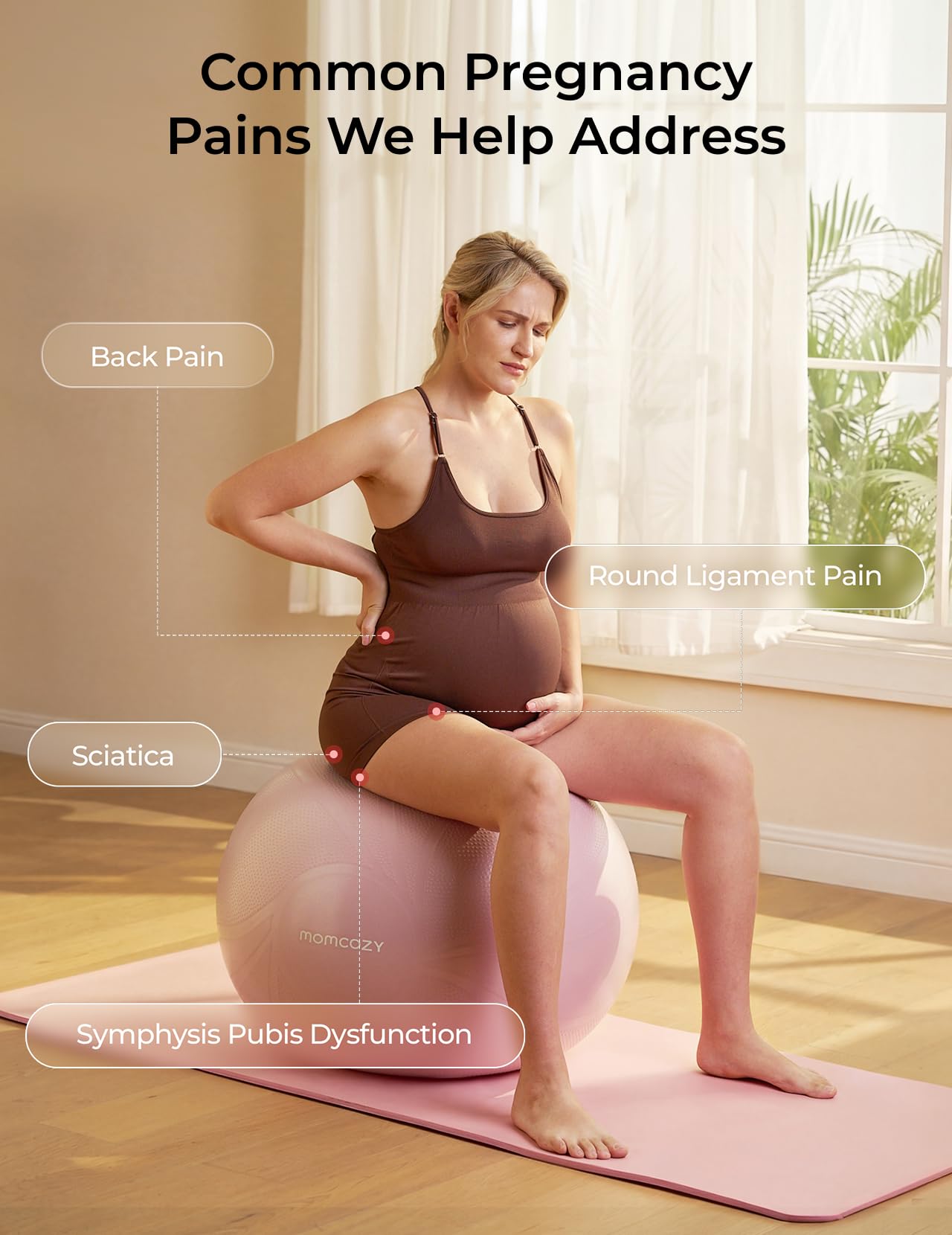 Pregnancy Birthing Ball Set Anti Burst Exercise Ball