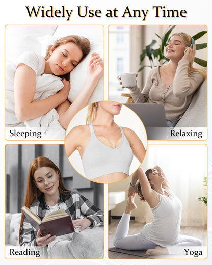 Reusable Castor Oil Breast Wrap Pads 2 Pack