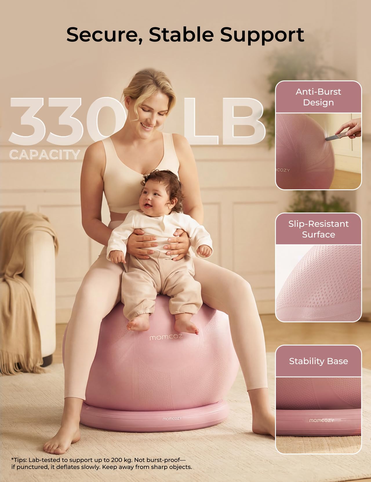 Pregnancy Birthing Ball Set Anti Burst Exercise Ball