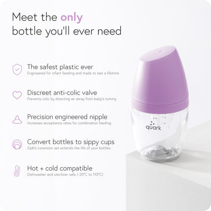 Hybrid Baby Bottle Feeding Bundle Anti Colic Set