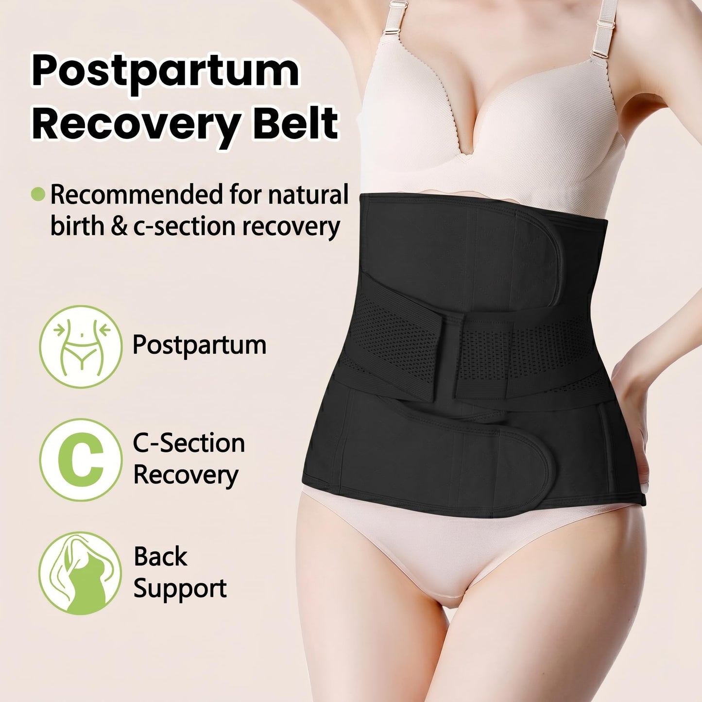Postpartum C Section Recovery Belly Support Wrap