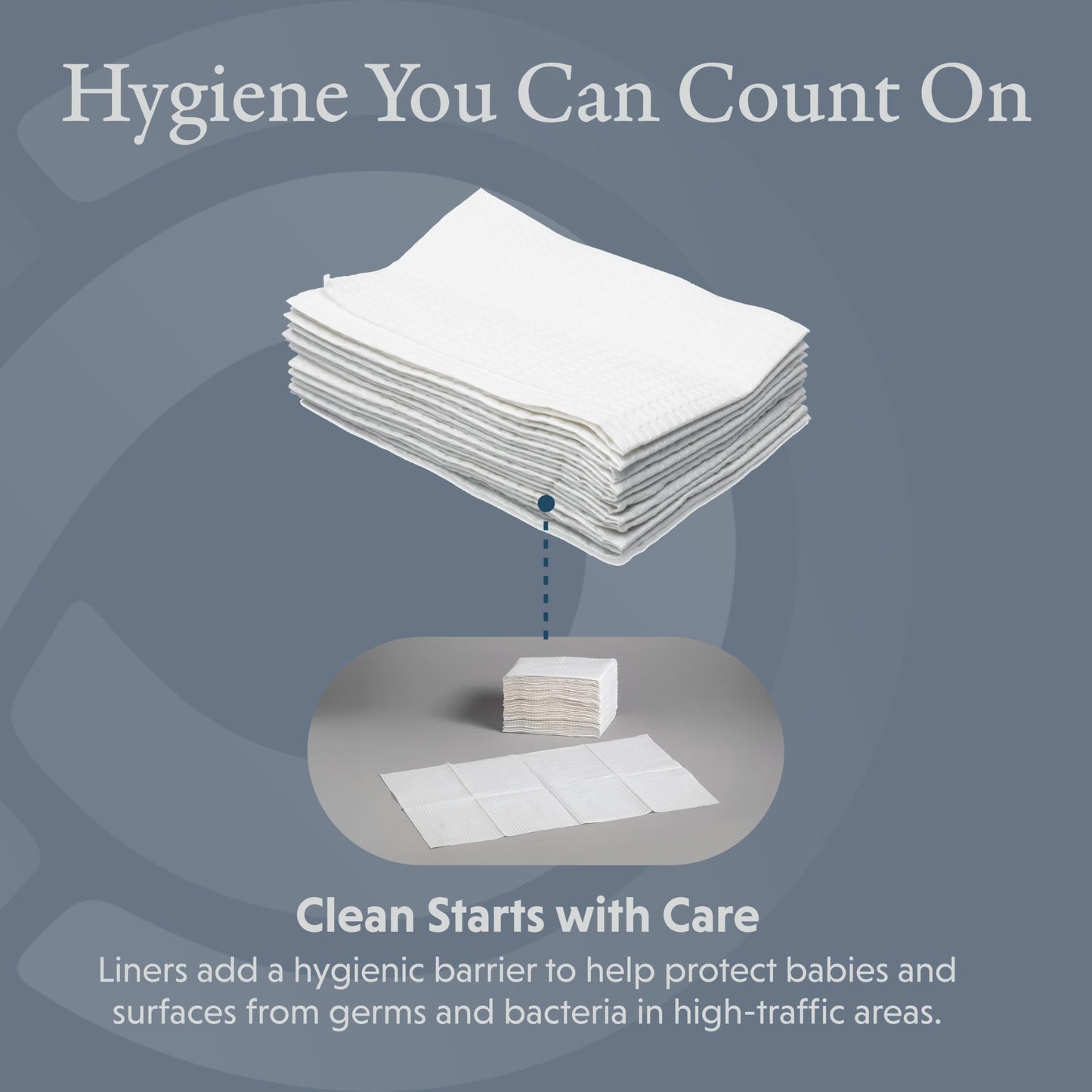 Disposable Changing Table Liners 2 Ply 500 Pack