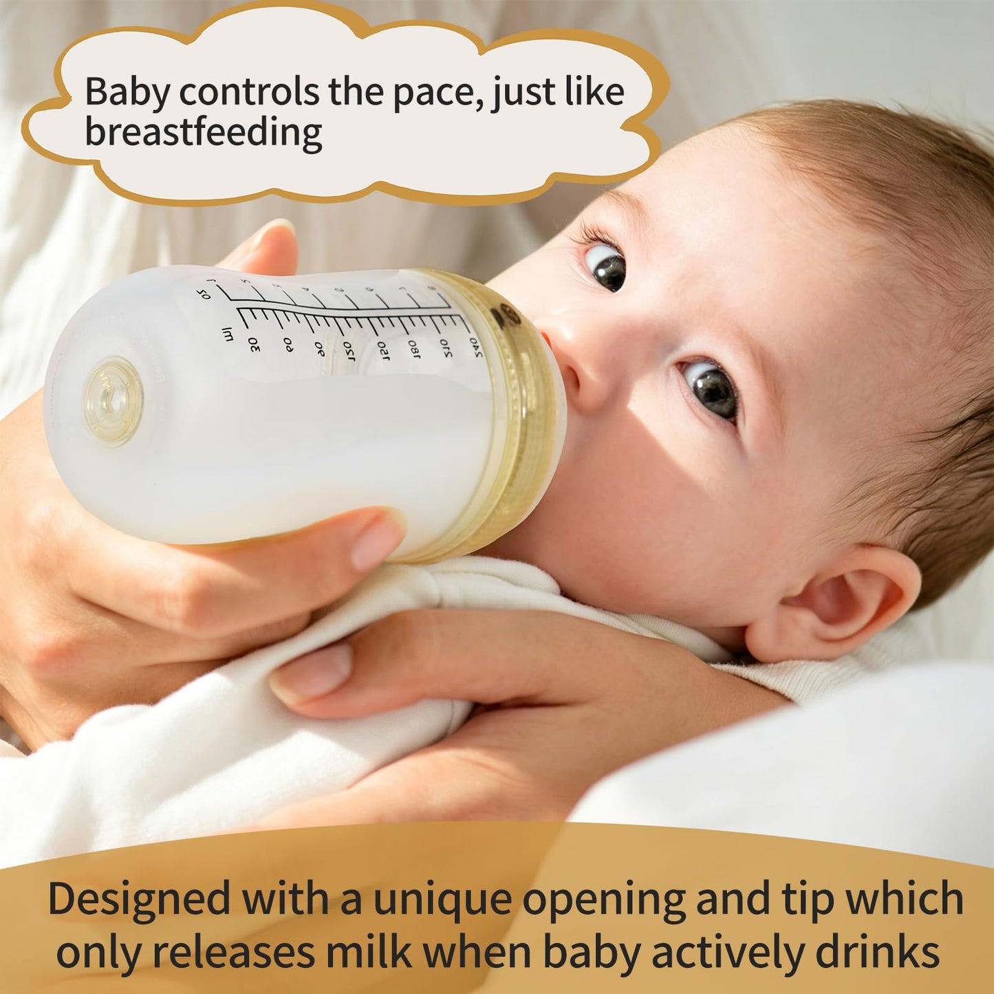 Silicone Anti-Colic Baby Bottle Set 8oz