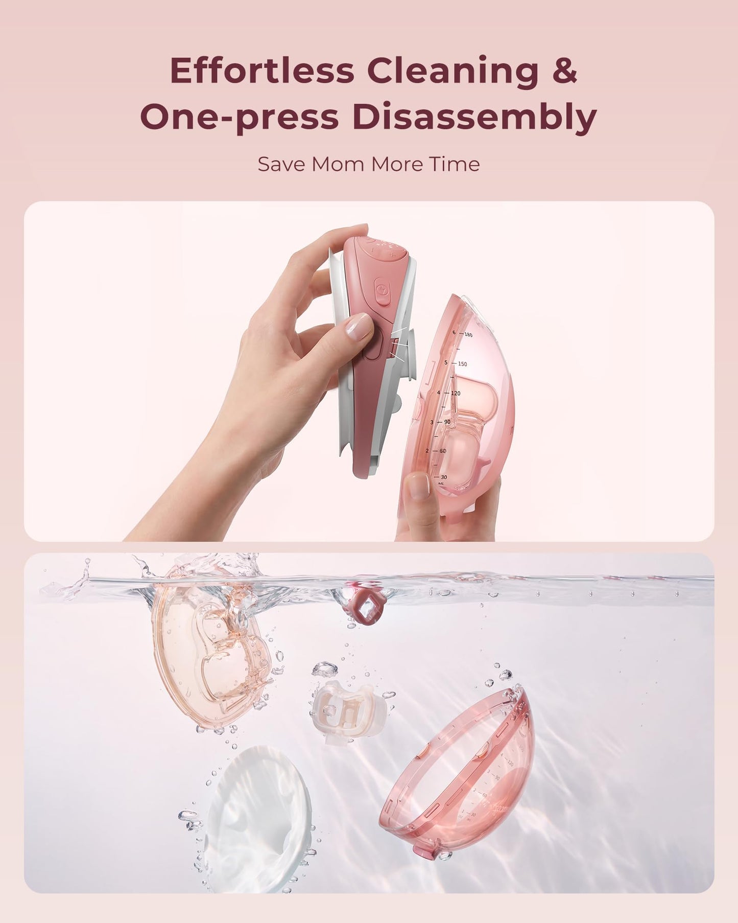 Hands-Free Smart Breast Pump With App Control