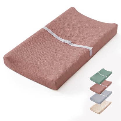 Muslin Baby Changing Pad Waterproof Foam Liner