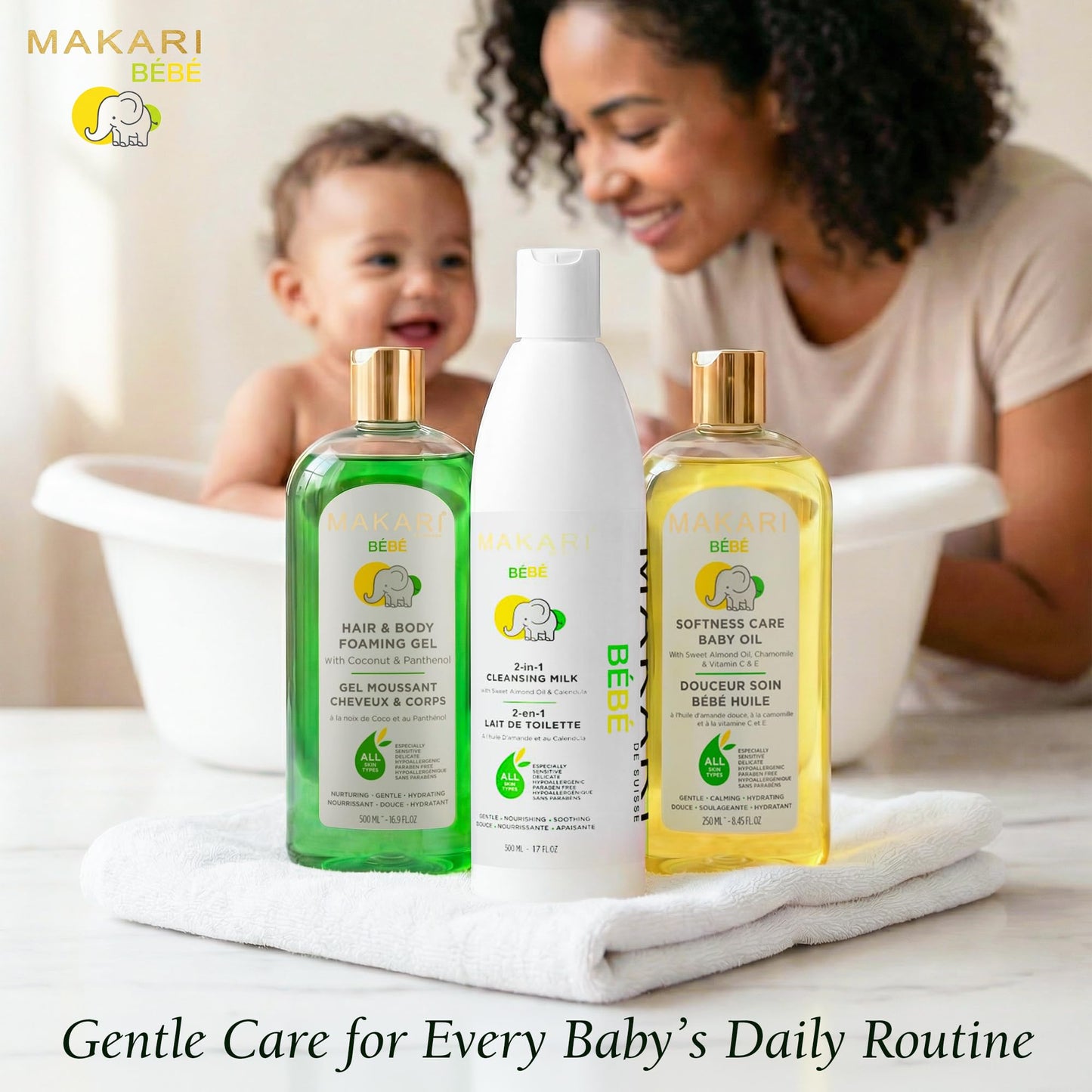 Baby Skin Care Set Cleansing & Calming Essentials