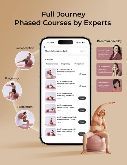 Pregnancy Birthing Ball Set Anti Burst Exercise Ball
