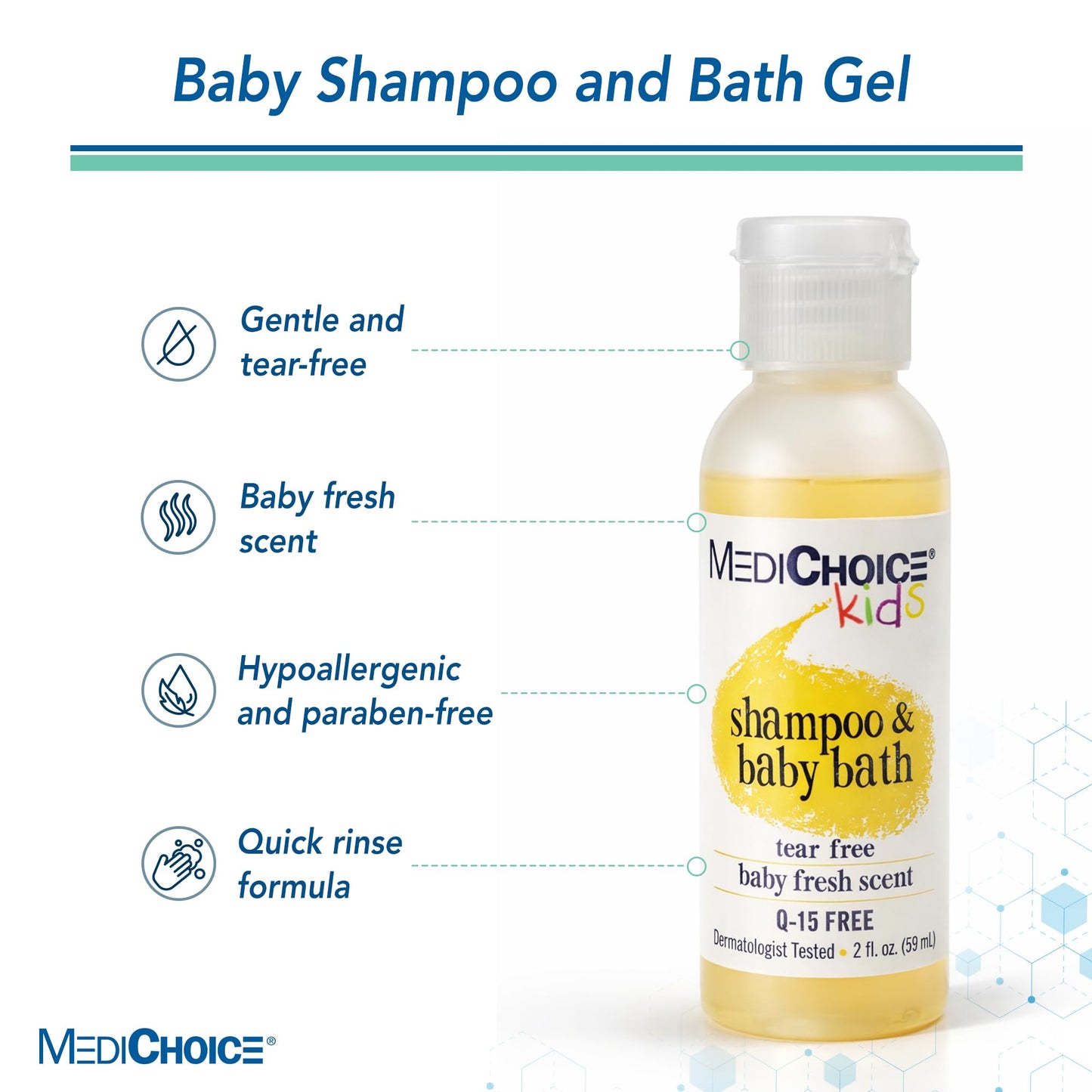 Travel Size Baby Shampoo & Bath Gel