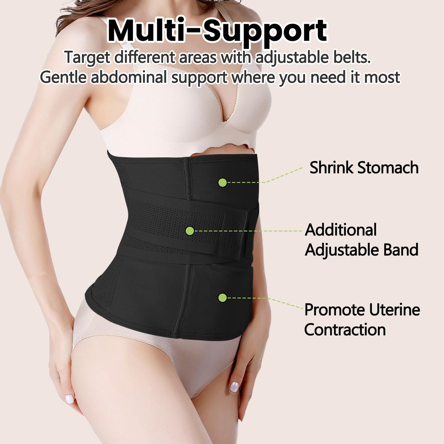 Postpartum C Section Recovery Belly Support Wrap