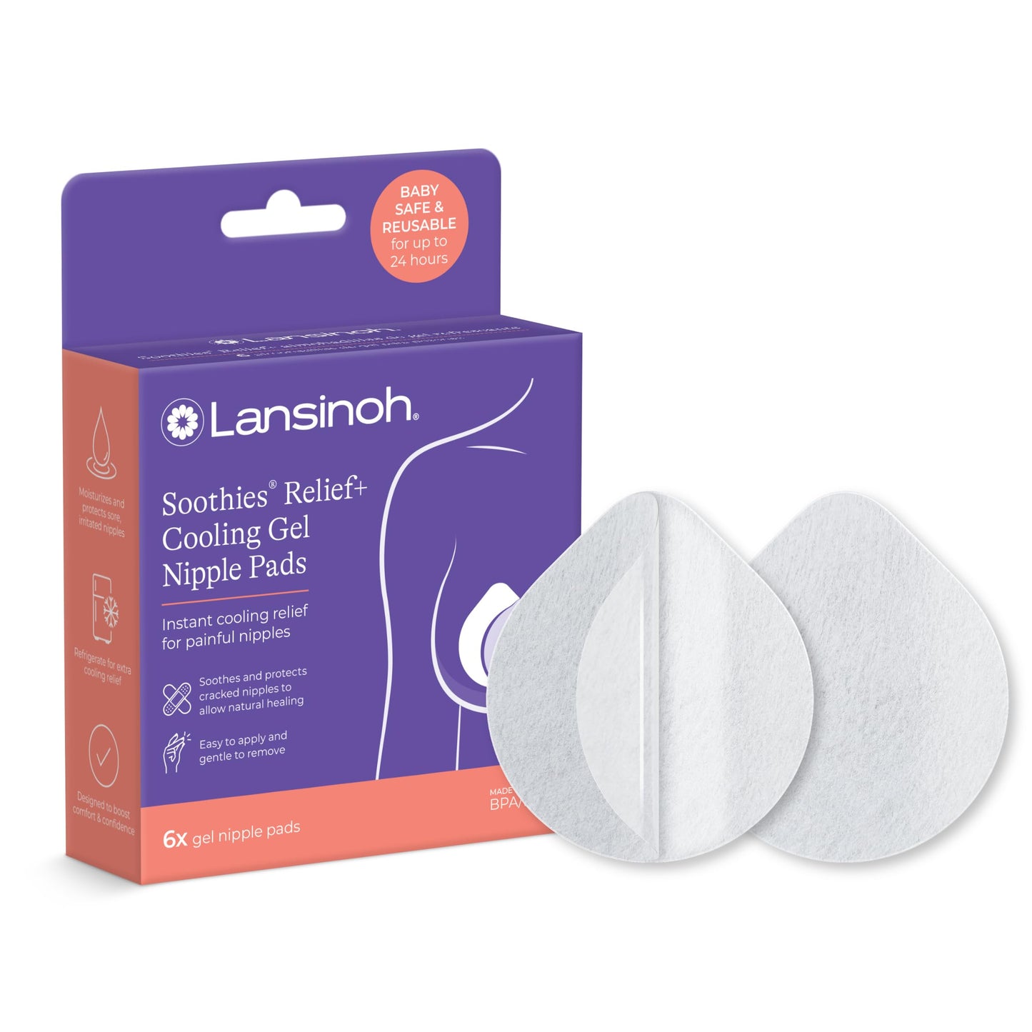 Cooling Gel Nipple Pads For Breastfeeding Care