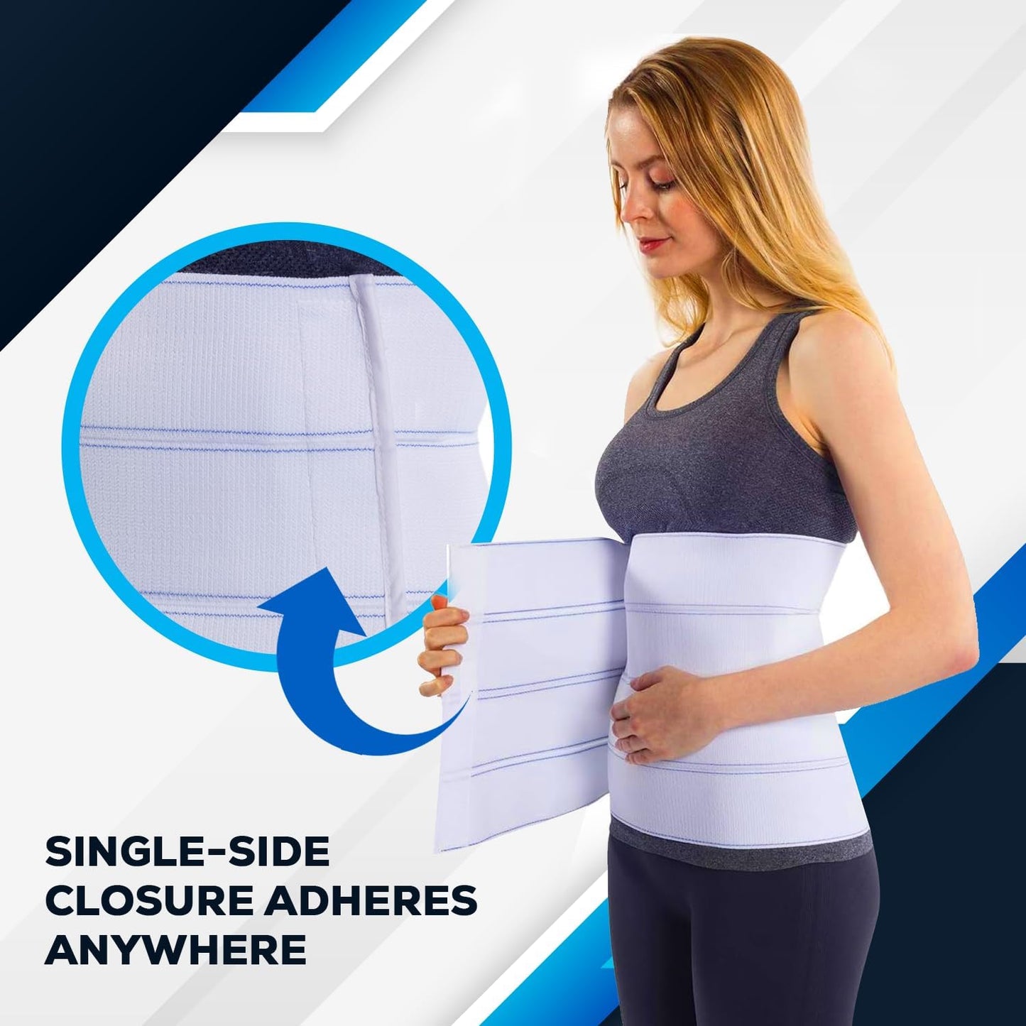 Abdominal Binder Lower Waist Support Compression Wrap