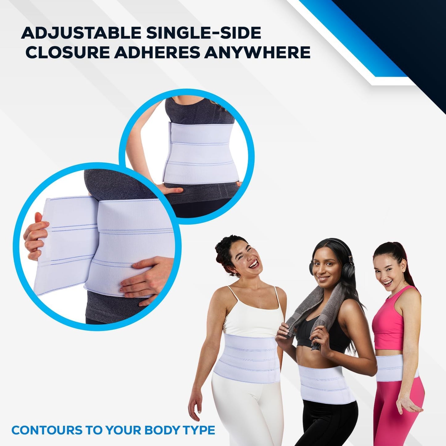 Abdominal Binder Lower Waist Support Compression Wrap
