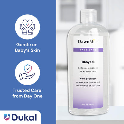 Baby Oil With Easy Dispensing Cap 16oz