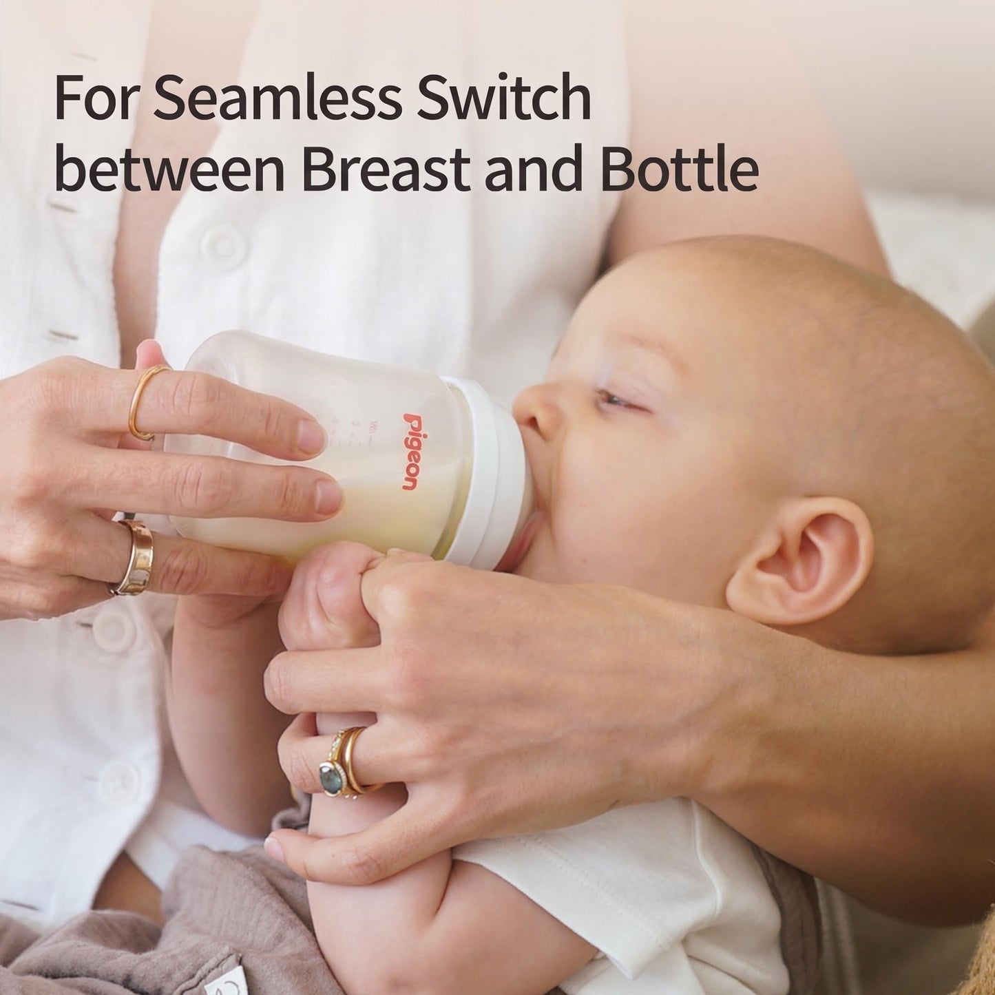 Wide Neck Nursing Bottle Easy Clean Design