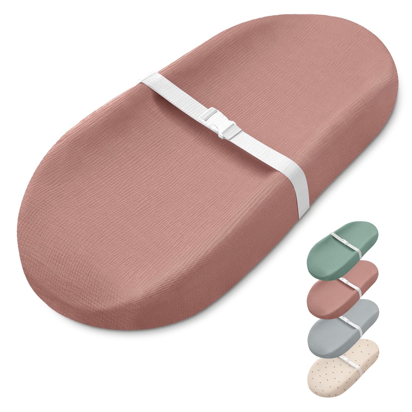 Muslin Baby Changing Pad Waterproof Foam Liner