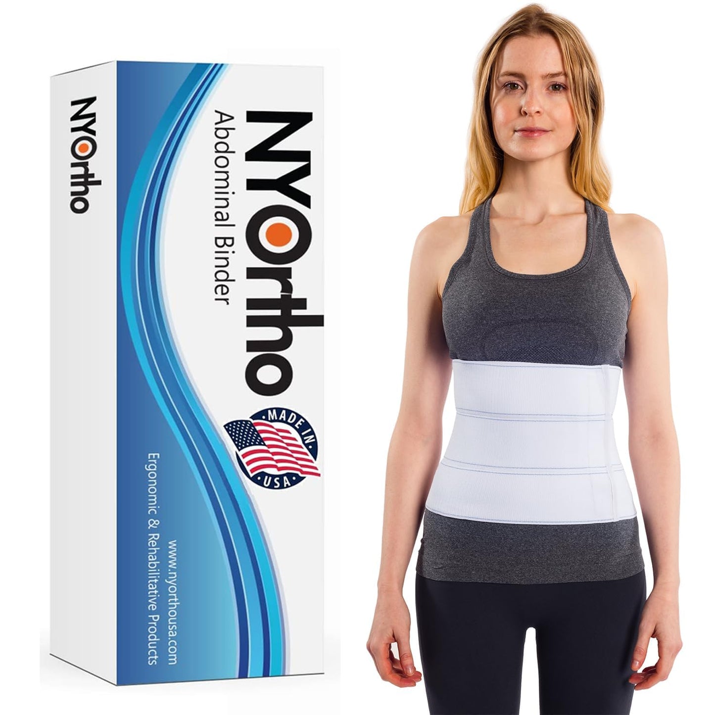 Abdominal Binder Lower Waist Support Compression Wrap