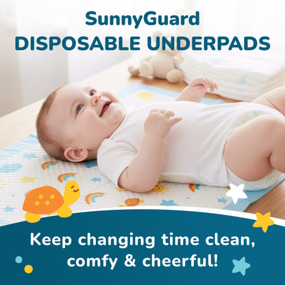 Disposable Baby Changing Pads Waterproof 50 Pack