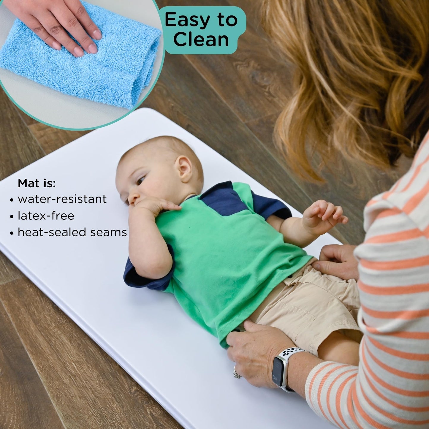 Vinyl Baby Changing Pad Waterproof Seams 39 Inch