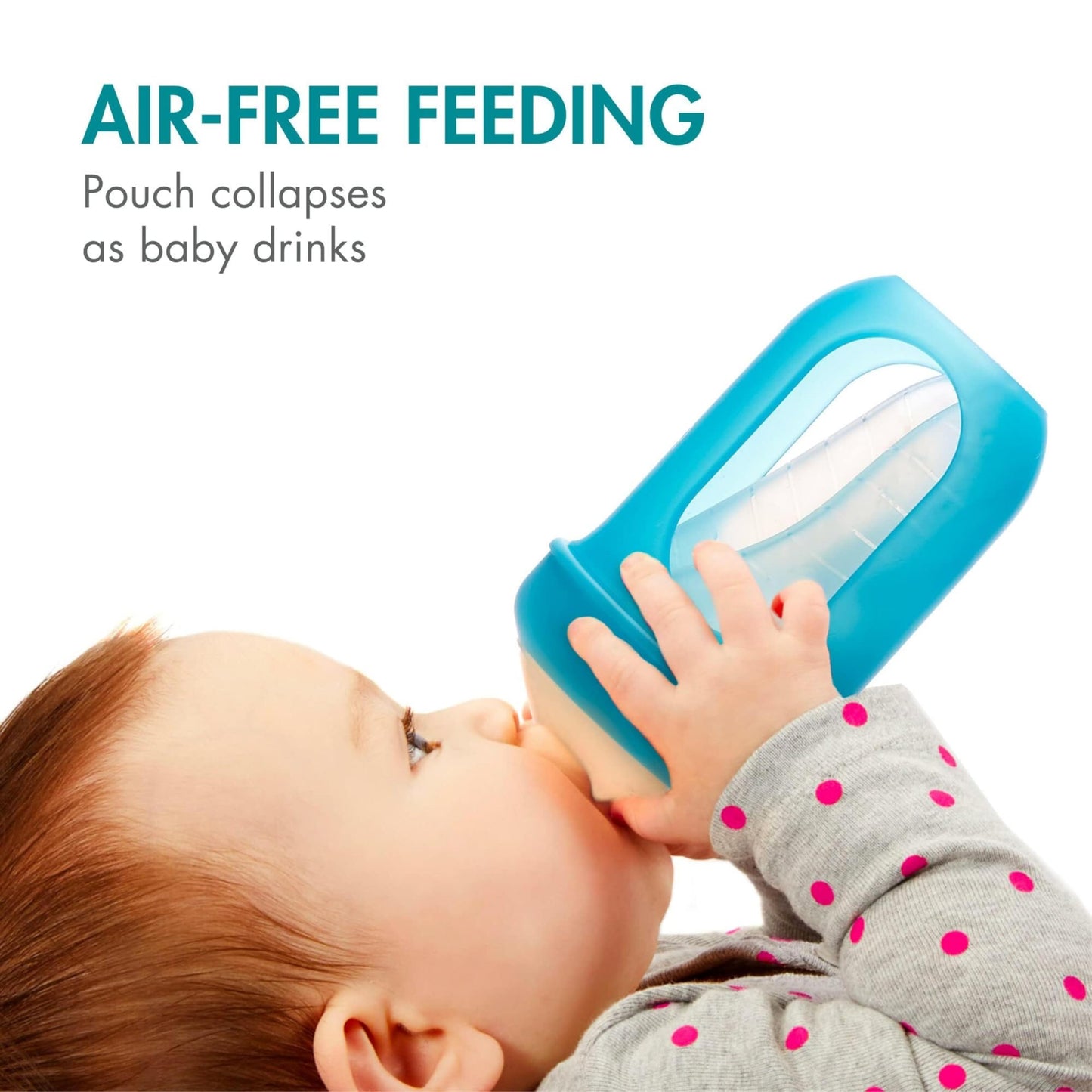 Boon Nursh Reusable Silicone Pouch Baby Bottles
